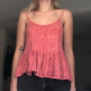 Free People babydoll tank top